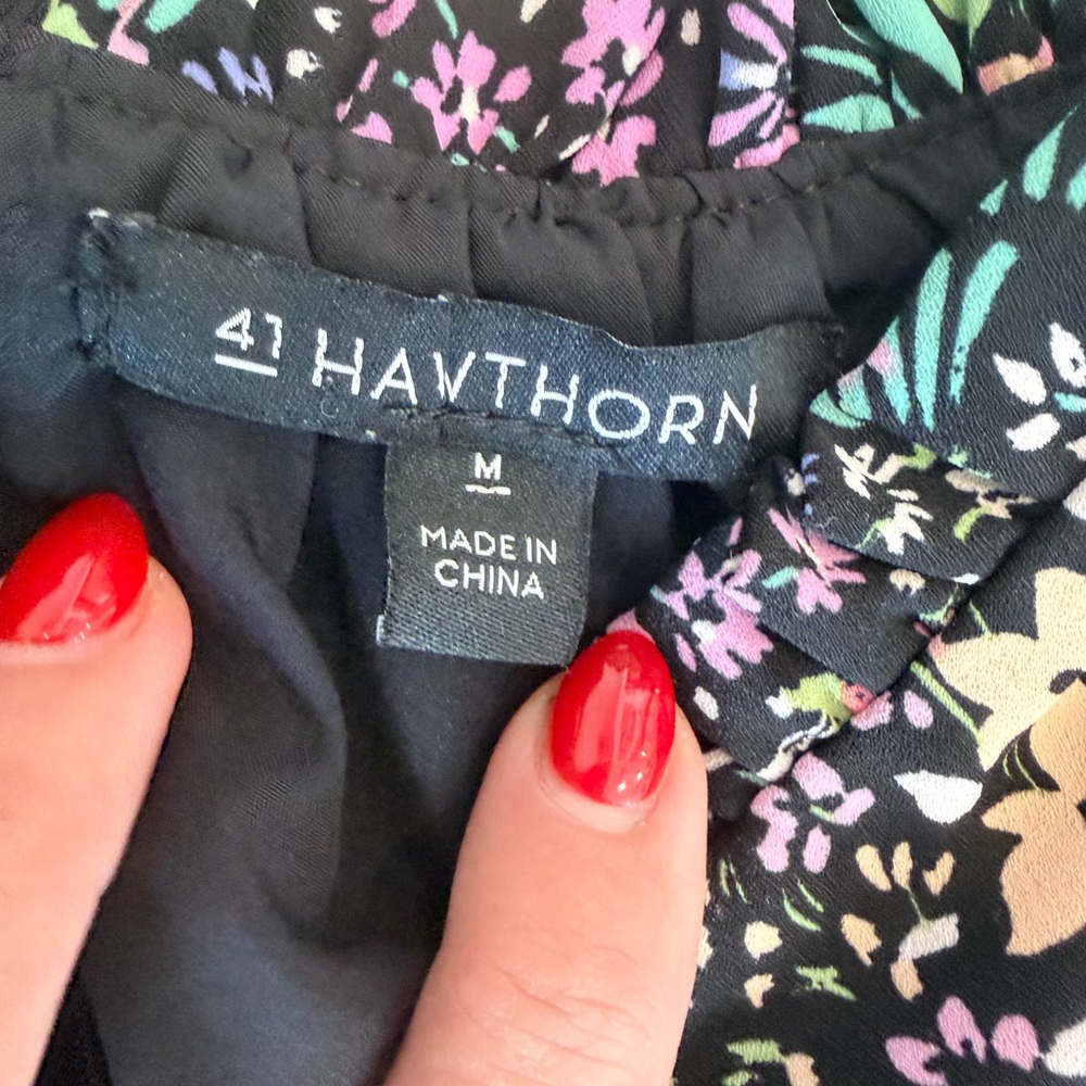 41 Hawthorn Multicolor Floral Mini Dress - Picture 3 of 5